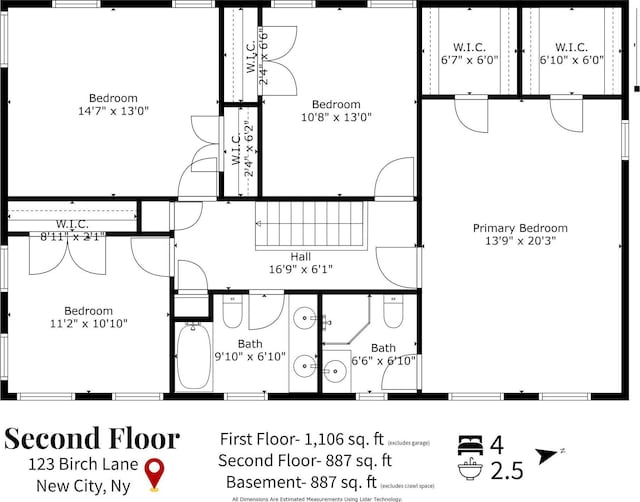 123 Birch Ln, New City, NY 10956 - home floor plan