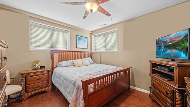 42 Blackstone Rdg, Holmes, NY 12531 - bedroom featuring wood finished floors, baseboards, and ceiling fan