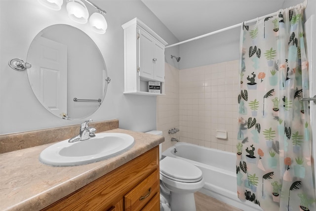 7 Brandy Ln, Hopewell Junction, NY 12590 - bathroom featuring shower / bath combo, vanity, and toilet