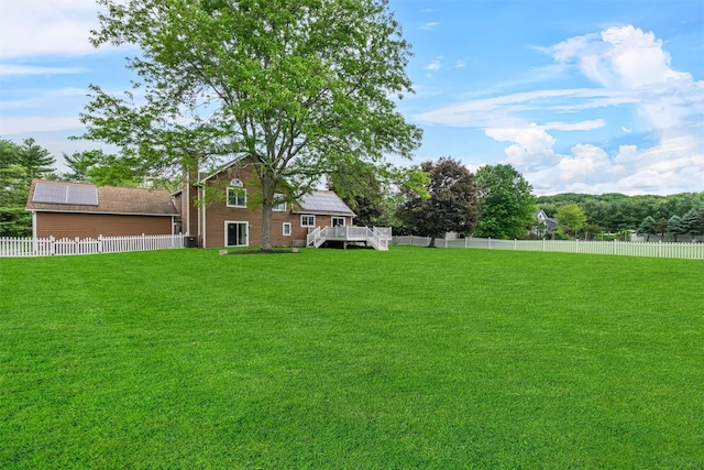 7 Brandy Ln, Hopewell Junction, NY 12590 - view of yard with a deck