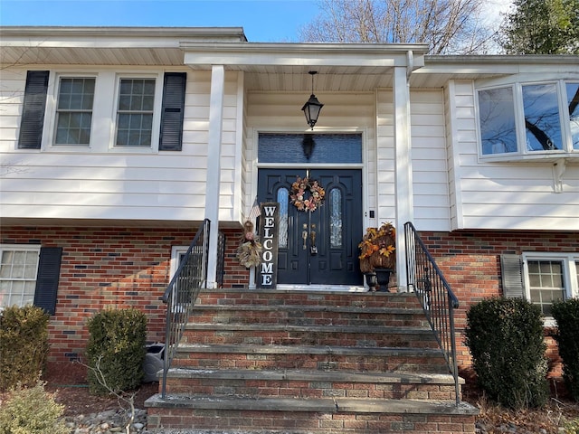 1 Parkview Dr, Middletown, NY 10940 - entrance to property with brick siding