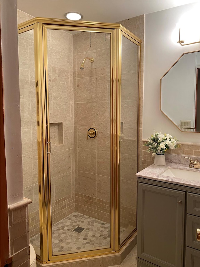 1 Parkview Dr, Middletown, NY 10940 - full bathroom featuring vanity and a stall shower