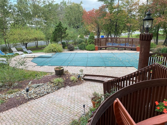 1 Parkview Dr, Middletown, NY 10940 - view of pool with a diving board and a patio area