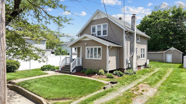 199 Central Ave, Bethpage, NY 11714 - view of front of property featuring a chimney