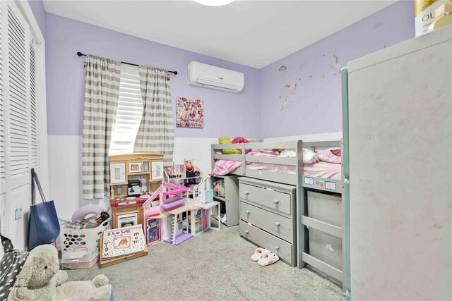 187-16 Williamson Ave, Springfield Gardens, NY 11413 - carpeted bedroom featuring a wall unit AC