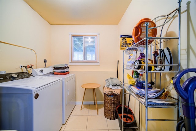 7 Ross Ln, Middletown, NY 10941 - laundry room featuring separate washer and dryer and light tile patterned floors