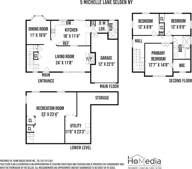5 Michelle Ln, Selden, NY 11784 - view of home floor plan
