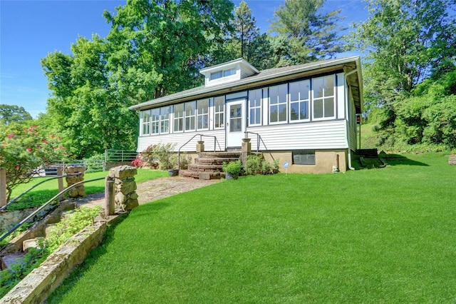 5 The Promenade, Glen Head, NY 11545 - view of front of property with a sunroom