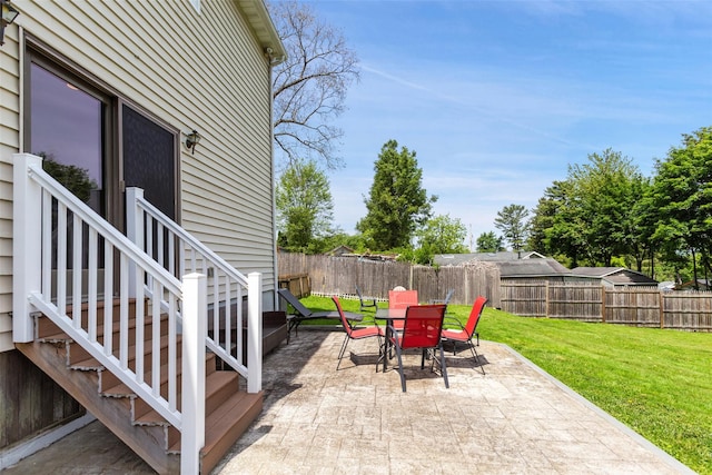 420 Fourth Rd, Wappingers Falls, NY 12590 - view of patio with outdoor dining space