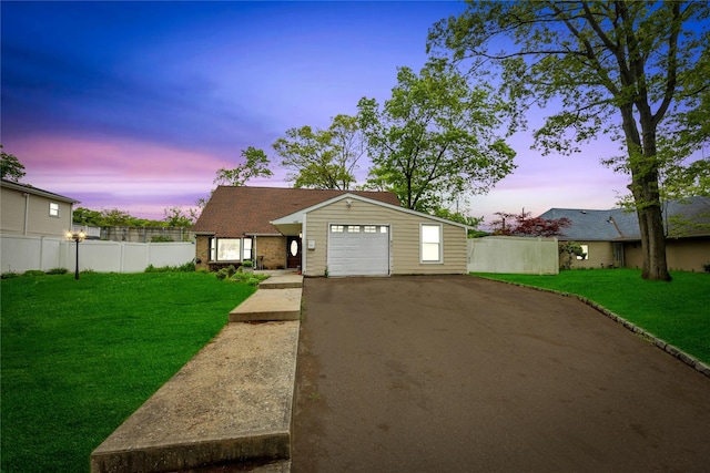 243 Sunflower Ln, Islandia, NY 11749 - view of front of house with driveway and an attached garage
