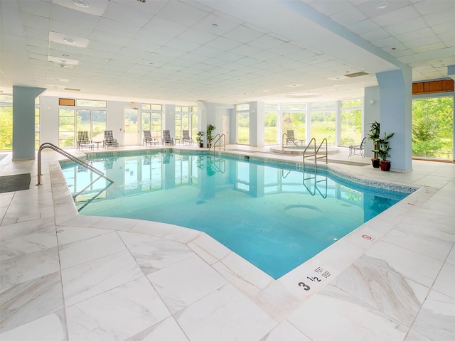 100 Harbor View Dr Unit 515, Port Washington, NY 11050 - view of indoor community pool