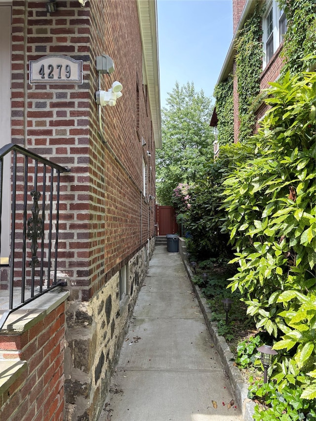 4279 Oneida Ave, Bronx, NY 10470 - view of side of home with brick siding