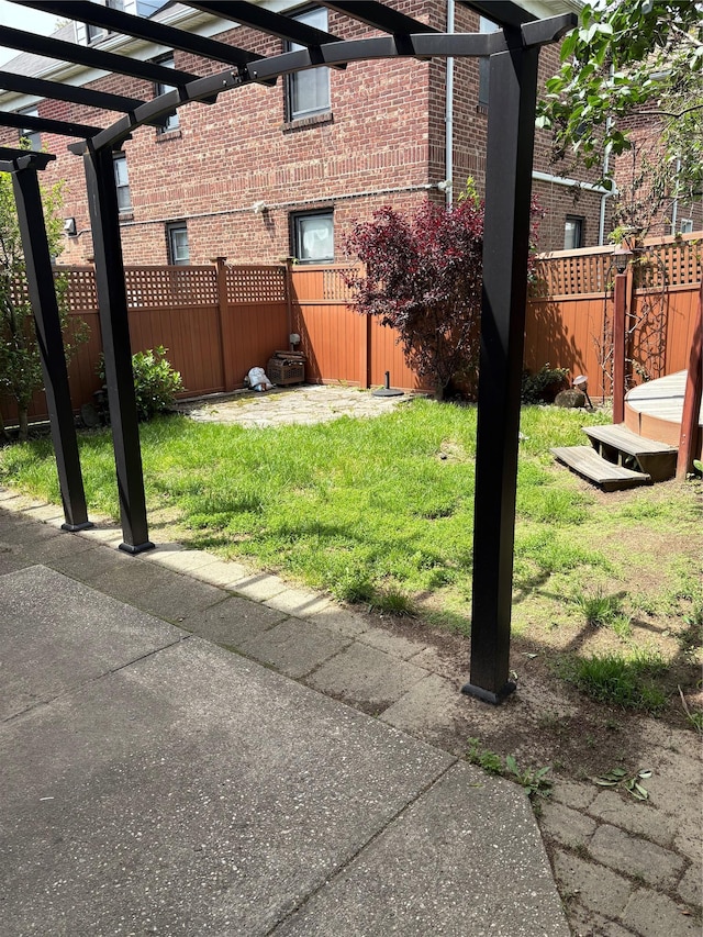 4279 Oneida Ave, Bronx, NY 10470 - view of yard with a pergola