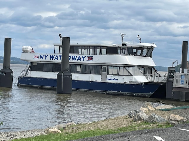 100 Dowd St Unit C12, Haverstraw, NY 10927 - dock area featuring a water view