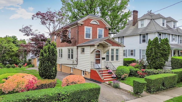 37 Lee Ave, Yonkers, NY 10705 - view of front of property with a chimney