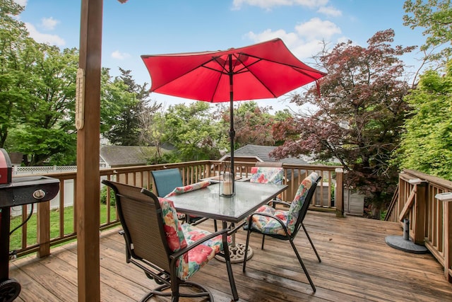 37 Lee Ave, Yonkers, NY 10705 - wooden deck with outdoor dining space