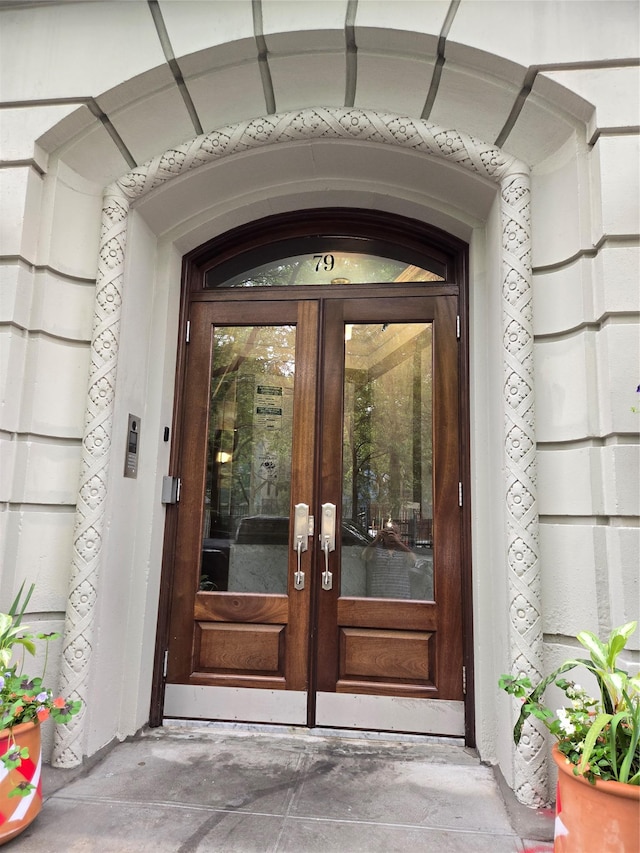 79 Hamilton Pl Unit 5, New York Manhattan, NY 10031 - entrance to property with french doors