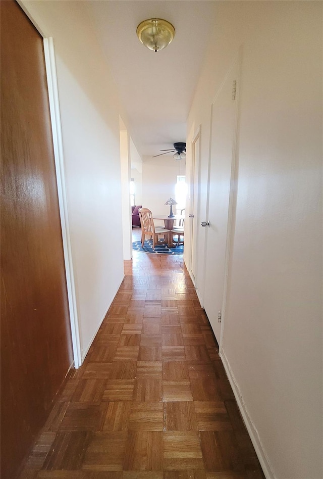 99-72 66rd Unit 7Aa, Rego Park, NY 11374 - hallway with baseboards