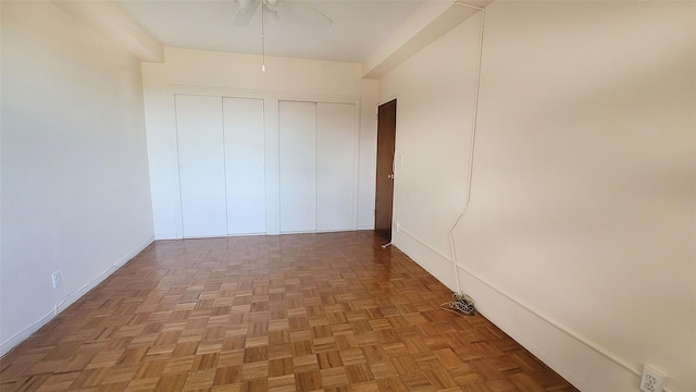 99-72 66rd Unit 7Aa, Rego Park, NY 11374 - spare room with ceiling fan and baseboards