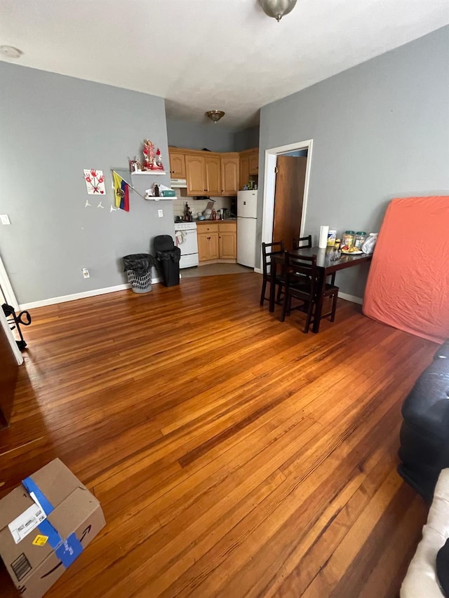 108-41 51st Ave, Corona, NY 11368 - living room with light wood-style floors and baseboards