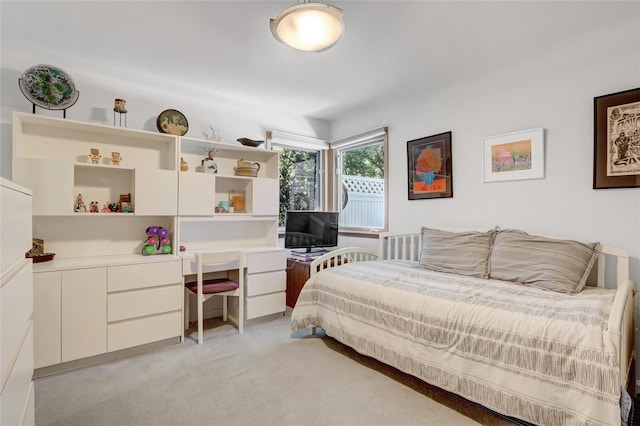 1 Exeter Pl, Glen Head, NY 11545 - bedroom with light carpet and an office area