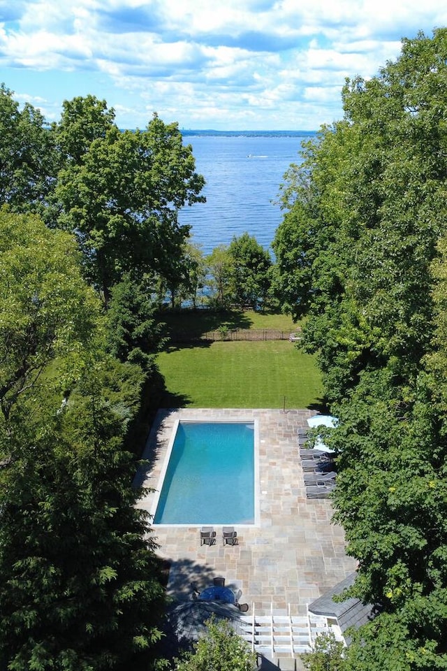 7 Cedar Ln, Glen Cove, NY 11542 - drone / aerial view of a large body of water