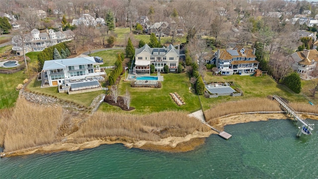52 Carriglea Dr, Call Listing Agent, CT 06878 - aerial view of residential area with a nearby body of water