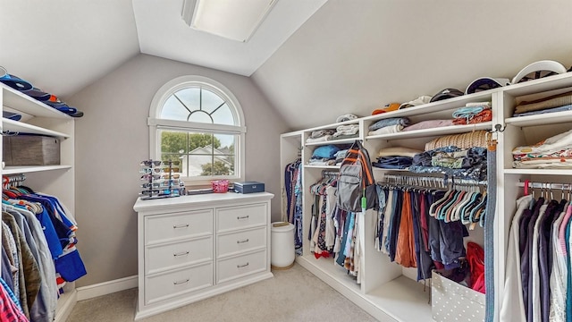 5 Long House Way, Commack, NY 11725 - walk in closet with light colored carpet and lofted ceiling