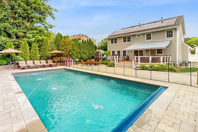 5 Long House Way, Commack, NY 11725 - swimming pool featuring a patio area