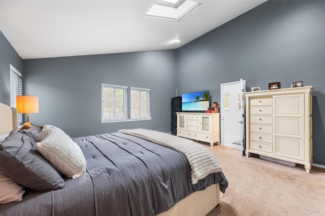 30 Apple Hill Dr, Cortlandt Manor, NY 10567 - bedroom with light colored carpet and high vaulted ceiling
