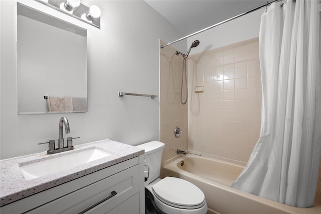 324 N Greeley Ave, Chappaqua, NY 10514 - full bathroom with shower / bathtub combination with curtain, vanity, and toilet