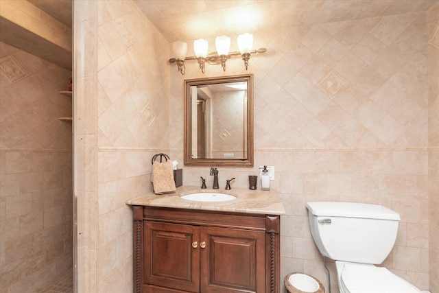 4 Point Cres, Malba, NY 11357 - full bath featuring tile walls, vanity, toilet, and a shower stall