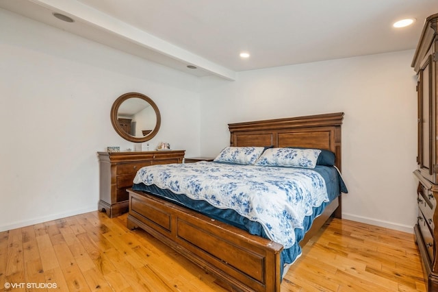 150 Arthur St, Massapequa Park, NY 11762 - bedroom with light wood finished floors, baseboards, and recessed lighting