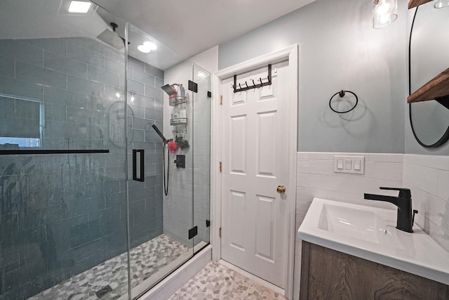 1203 Cross Bay Blvd, Broad Channel, NY 11693 - full bath featuring a stall shower and vanity