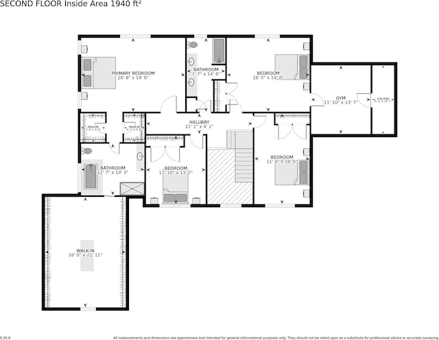 14 Rockwood Rd W, Manhasset, NY 11030 - floor plan / room layout
