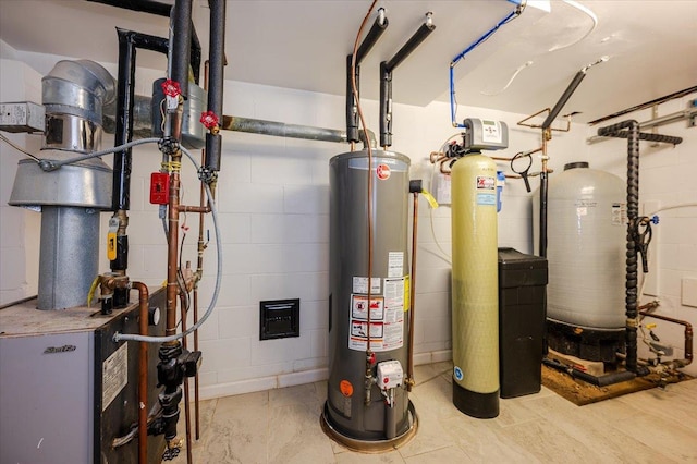4200 Rocky Point Rd, East Marion, NY 11939 - utility room with gas water heater
