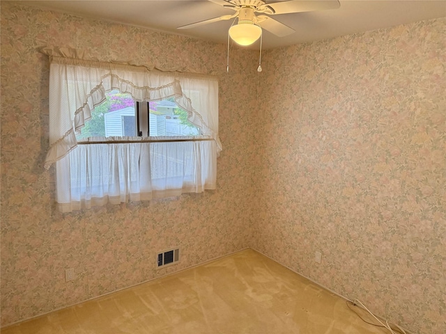 50 Mills Pond Rd, Saint James, NY 11780 - spare room with carpet floors and ceiling fan