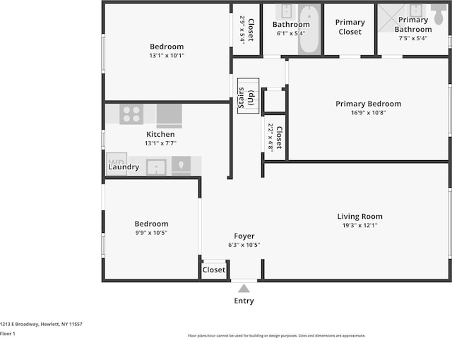1213 E Broadway Unit B25, Hewlett, NY 11557 - room layout