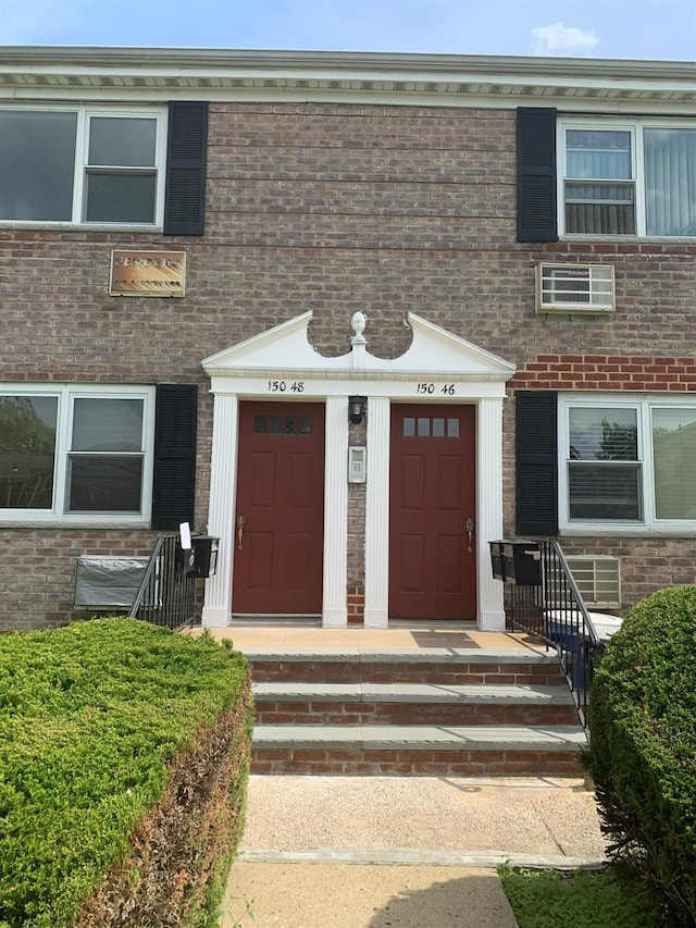 150-48 Melbourne Ave Unit 254B, Kew Gardens, NY 11367 - property entrance with brick siding
