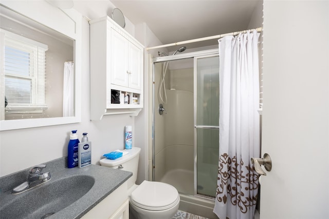 17 Daytona Beach Pl, Coram, NY 11727 - full bath featuring a shower stall, vanity, and toilet
