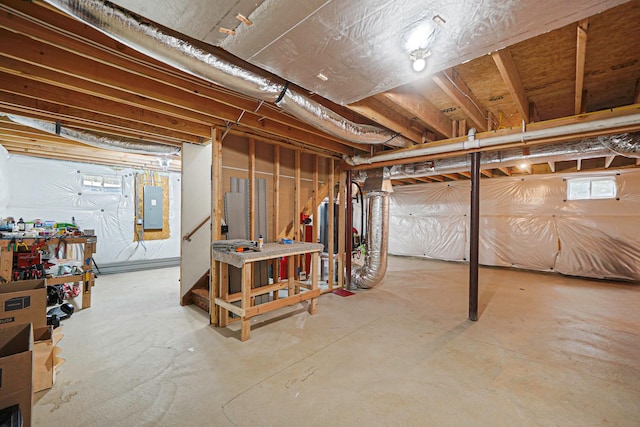 59 Middle Island Blvd, Middle Island, NY 11953 - unfinished basement with electric panel