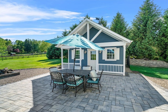 8 Roosa Rd, Wallkill, NY 12589 - view of patio featuring outdoor dining area