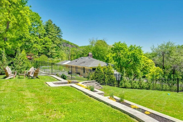 530 N Midland Ave N, Nyack, NY 10960 - view of yard with a wooded view
