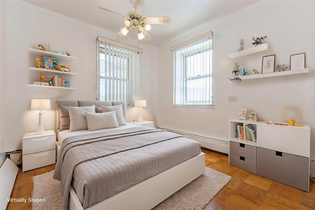 99-10 60th Ave Unit 1Ee, Corona, NY 11368 - bedroom featuring baseboard heating