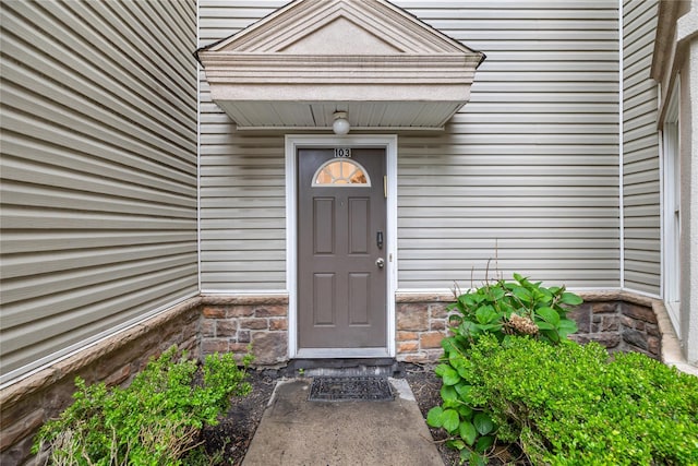 12 Horizon Ct Unit 103, Monsey, NY 10952 - view of exterior entry with stone siding