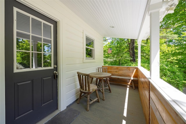 view of porch