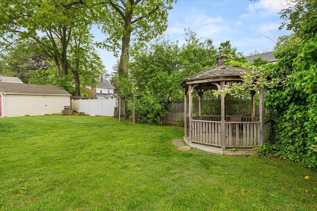 769 De Mott Ave, North Baldwin, NY 11510 - view of yard with a gazebo