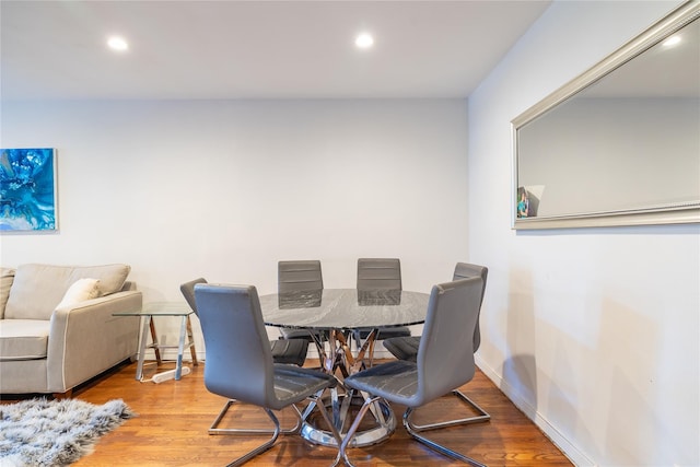 100 Lincoln Ave Unit 4B, Mineola, NY 11501 - dining room featuring wood finished floors, recessed lighting, and baseboards