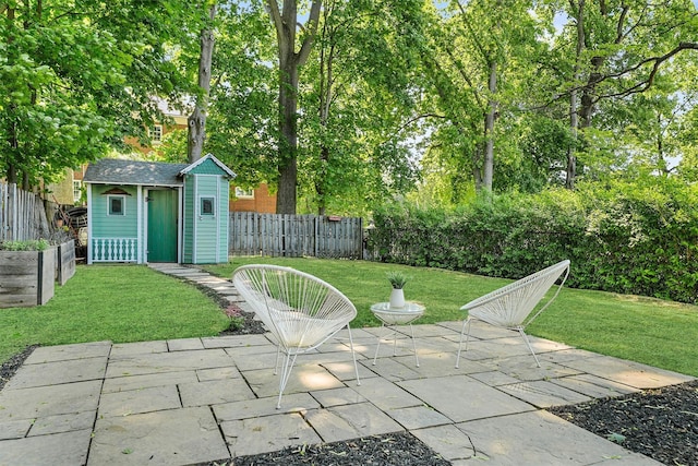213 Walnut St, Peekskill, NY 10566 - view of patio / terrace featuring an outdoor structure