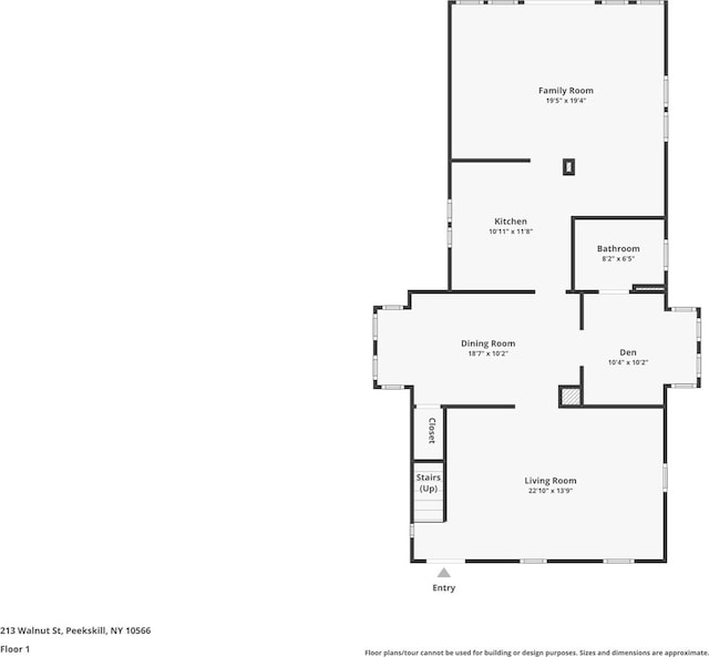 213 Walnut St, Peekskill, NY 10566 - property floor plan